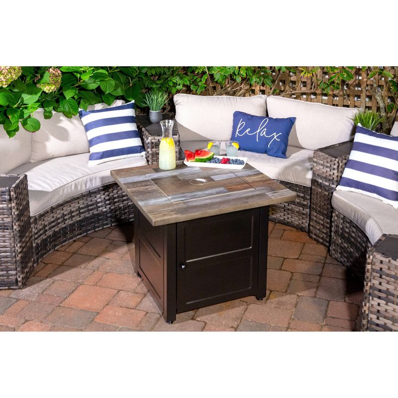 13" Terrazzo Propane Tabletop Fireplace - Beige - Project 62™