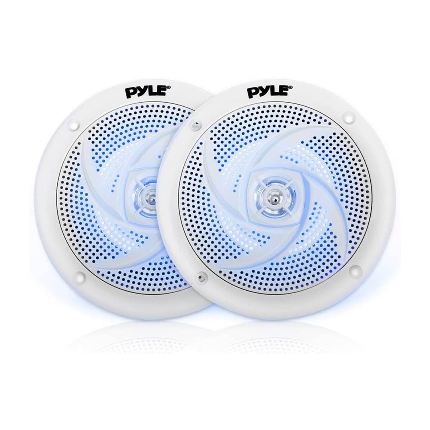 Pyle PLMRS63WL Low-Profile Slim Style Waterproof Rated Marine Speaker
