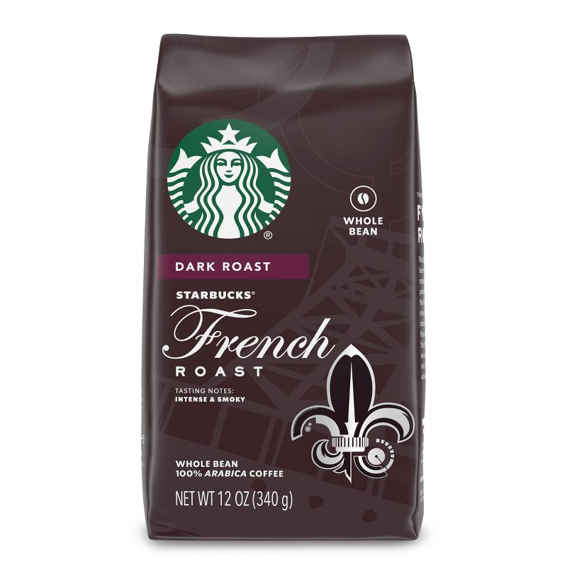 Starbucks French Roast Dark Roast Whole Bean Coffee - 12oz