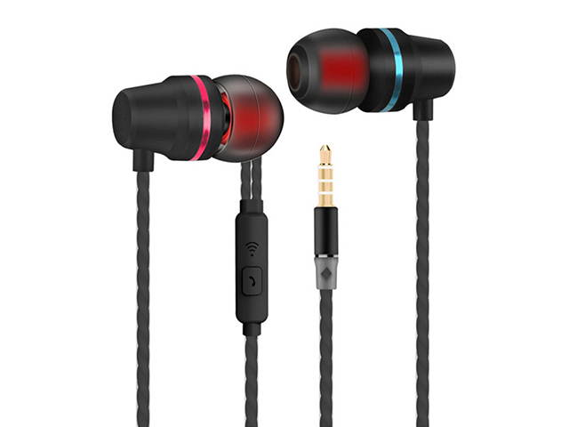 AutofeelSunriseoffice Mini Sport Headphones Wired Super Bass Stereo Earphone Hands-Free Headset With Microphone For All Phone Computer PC Xiaomi Samsung MP3