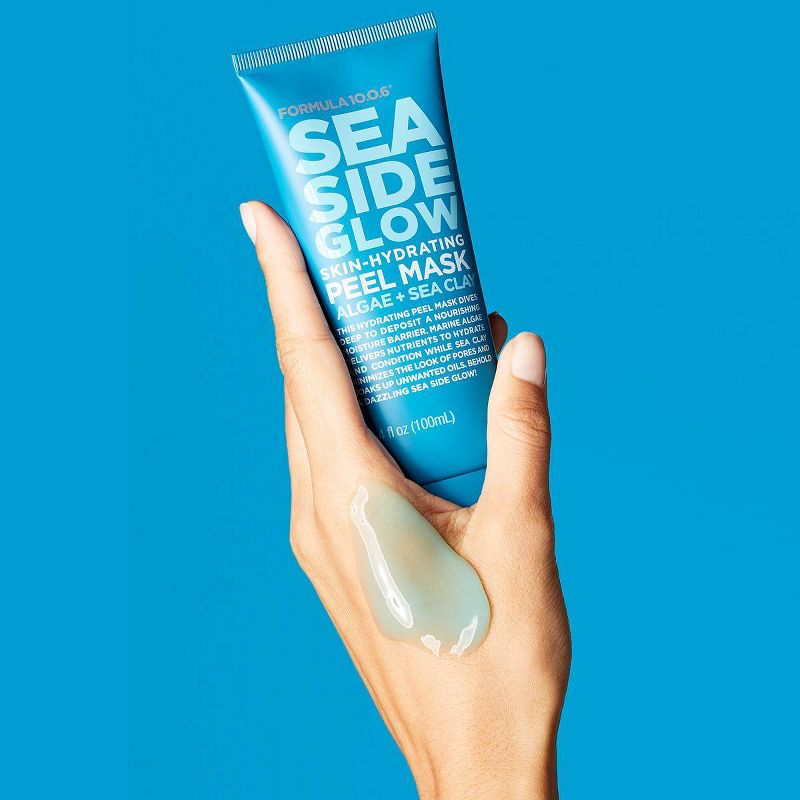 Formula 10.0.6 Sea Side Glow Skin Hydrating Peel Mask - Algae + Sea Clay - 3.4 fl oz