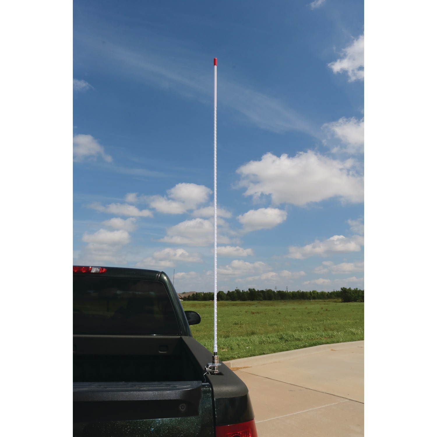 Tram 4-W-HC Fiberglass CB Antenna (White, 4 Feet)