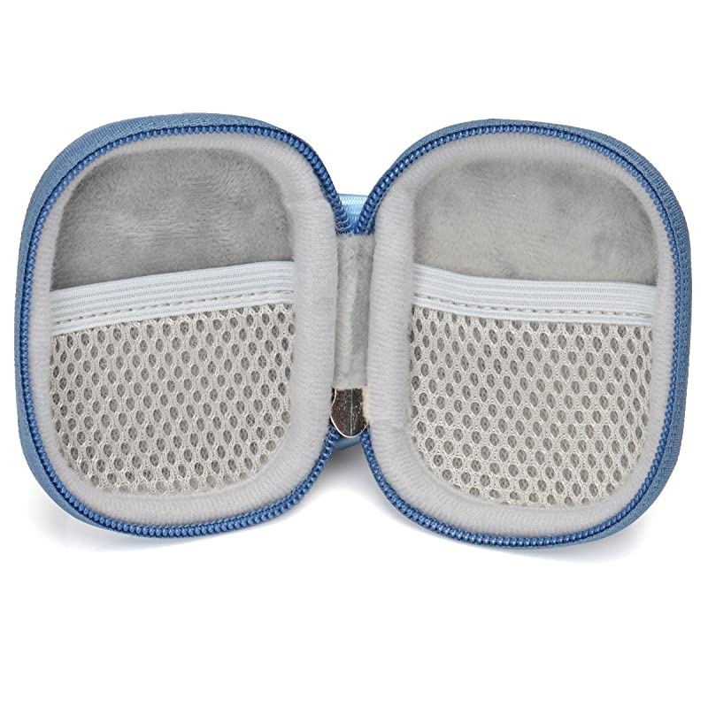 Protective case for Golf GPS for GolfBuddy Voice Voice 2 Bushnell NeoGhost Garmin 0100195900 Approach G10 Mesh Pouches on Both lid and Base for GPS and Cable Separately