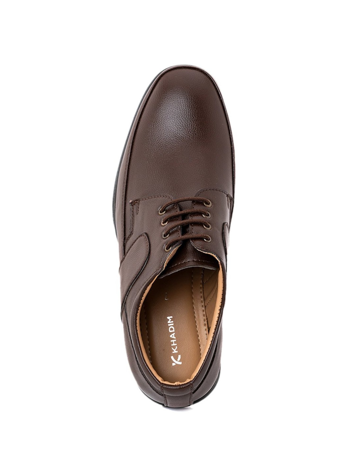 Khadim Men's Brown Derby Shoes