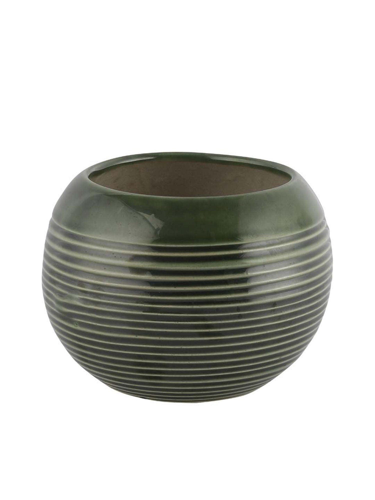 VarEesha Green Ceramic Planter Pot - Set of 1