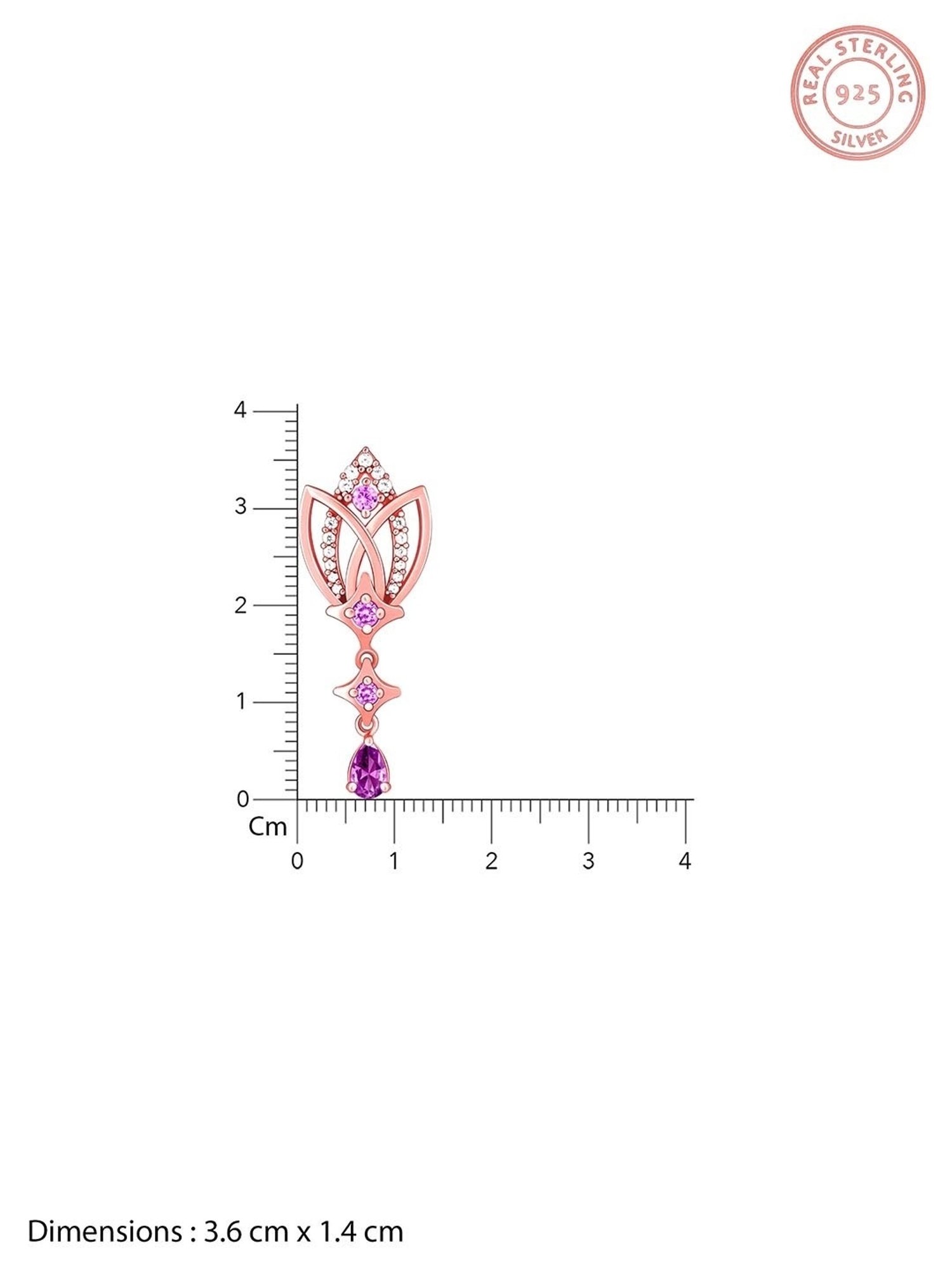 GIVA 92.5 Sterling Silver Blessed Notre Dame Earrings for Women