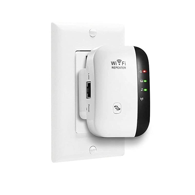 Boost WiFi WiFi Range Extender | Up to 300Mbps |Repeater WiFi Signal Booster Access Point | Easy SetUp | 24G Network with Integrated Antennas LAN Port Compact Designed Internet Booster