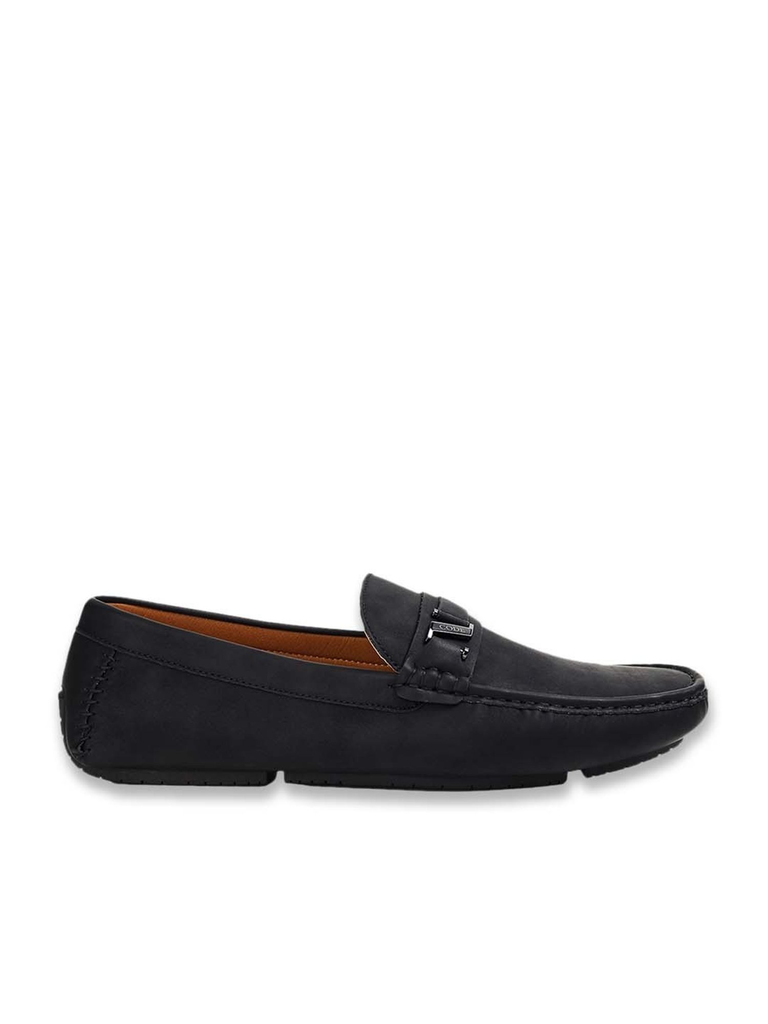 Code by Lifestyle Men's Black Casual Loafers