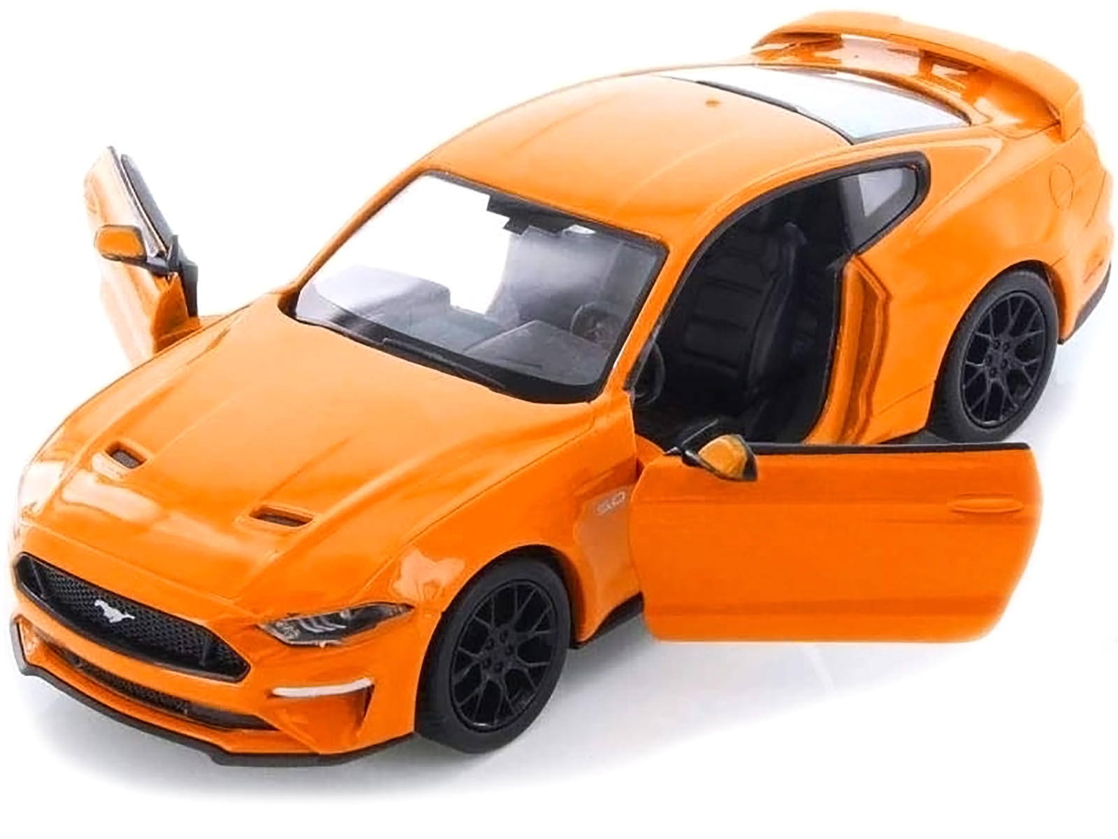 2008 Ford Shelby Mustang #08 "Terlingua" Orange and Black "Shelby Collectibles Legend" Series 1/18 Diecast Model Car by Shelby Collectibles