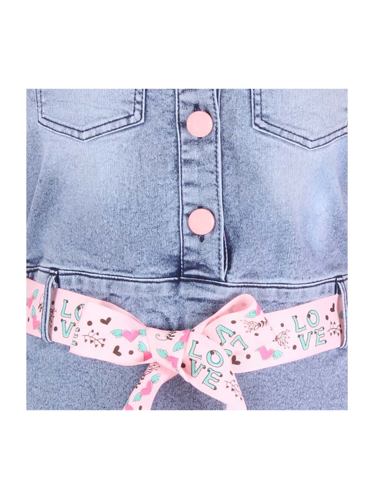 Cutecumber Kids Blue Washed Dress