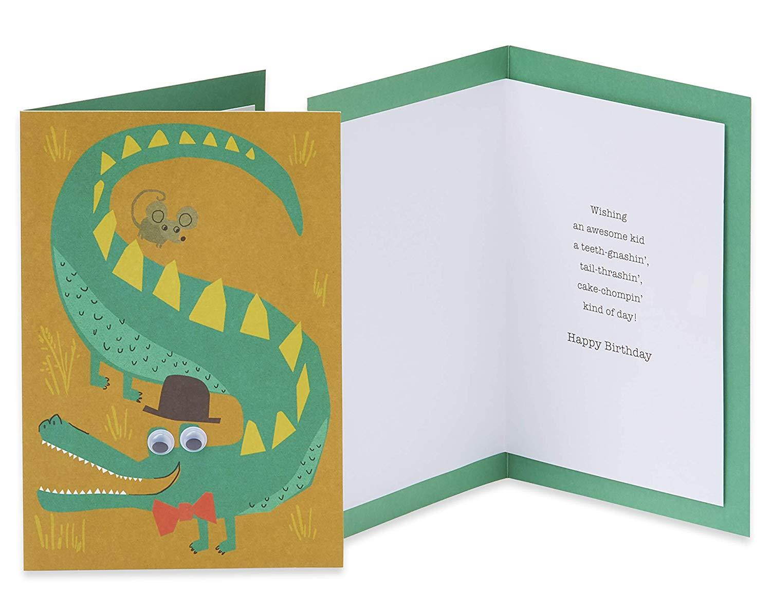 American Greetings Premium Kids Birthday Greeting Card Collection, 8-Count