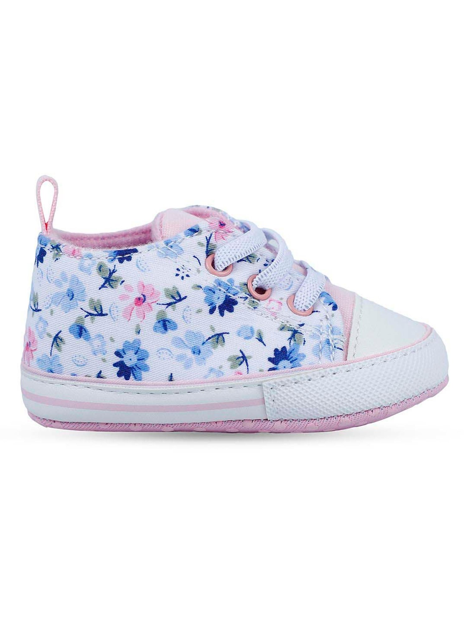Baby Moo Kids Pink & Blue Casual Booties