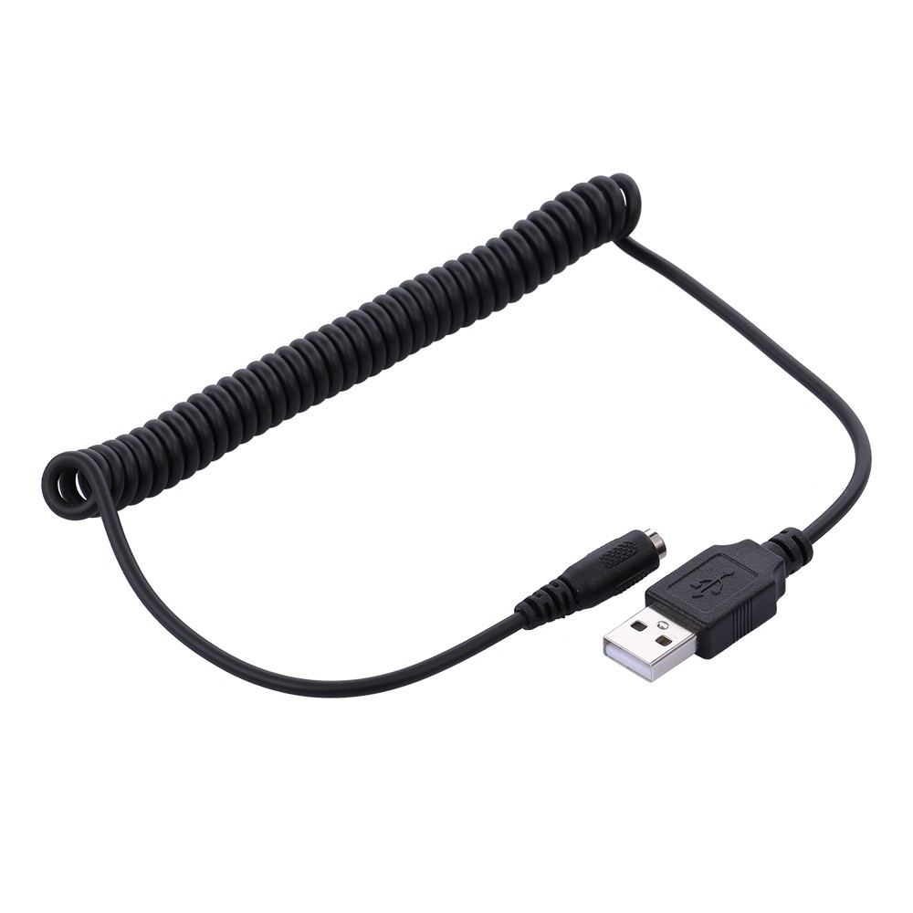 USB Male to DC 3.5 x 1.1 Female Power Cable Spring Power Line for PC Computer