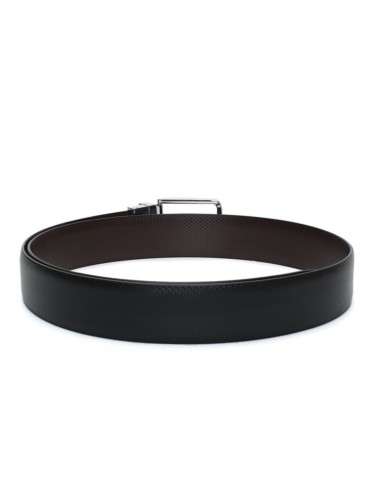 Crusset Black Formal Belt for Men