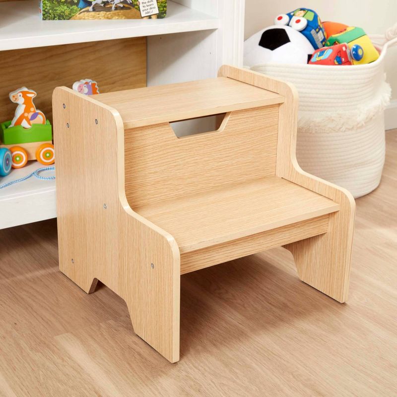 Melissa & Doug Wooden Step Stool - Natural