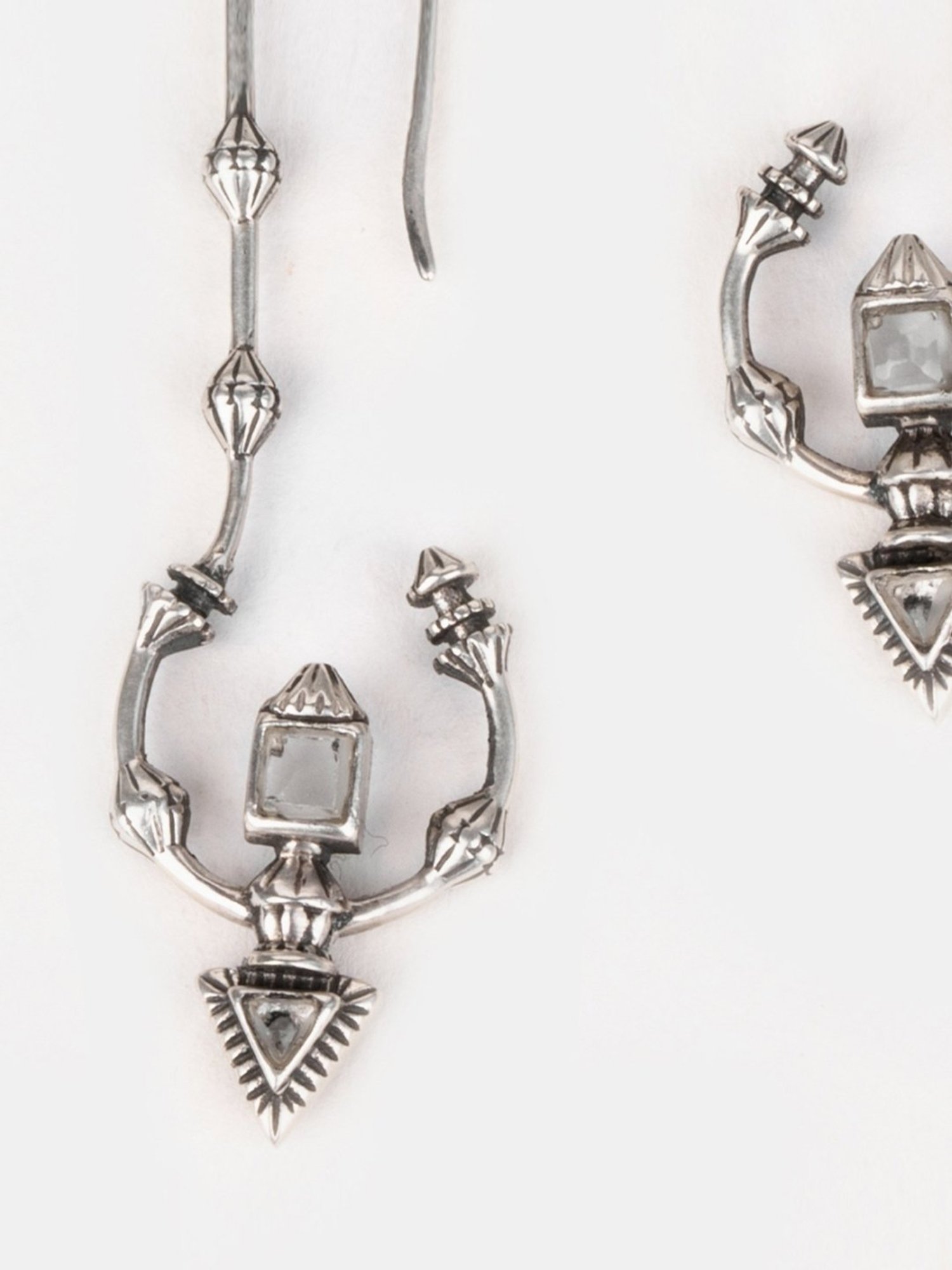 Shaya 92.5 Sterling Silver A Muse Called Jyoti Esther Greenwood Earrings in Oxidised 925 Silver