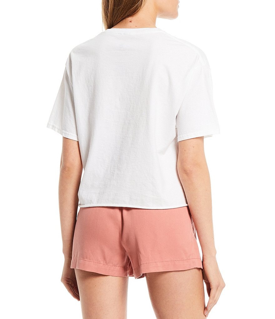 Junk Food Superman Cropped Graphic Tee