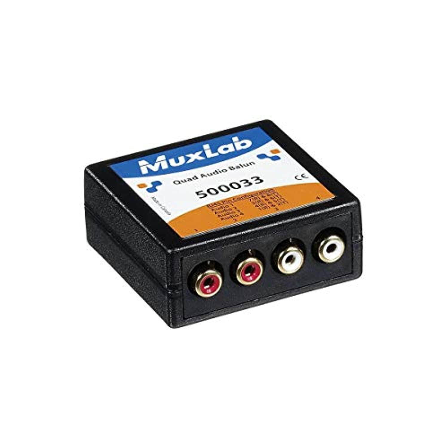 MuxLab 500033 VideoEase Quad Audio Balun