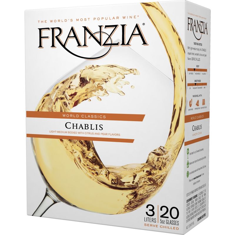 Franzia Chablis White Wine - 3L Box