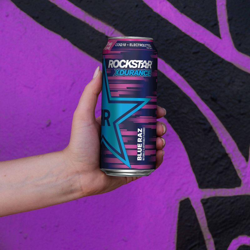 Rockstar XDurance Blue Raz Energy Drink - 16 fl oz Can