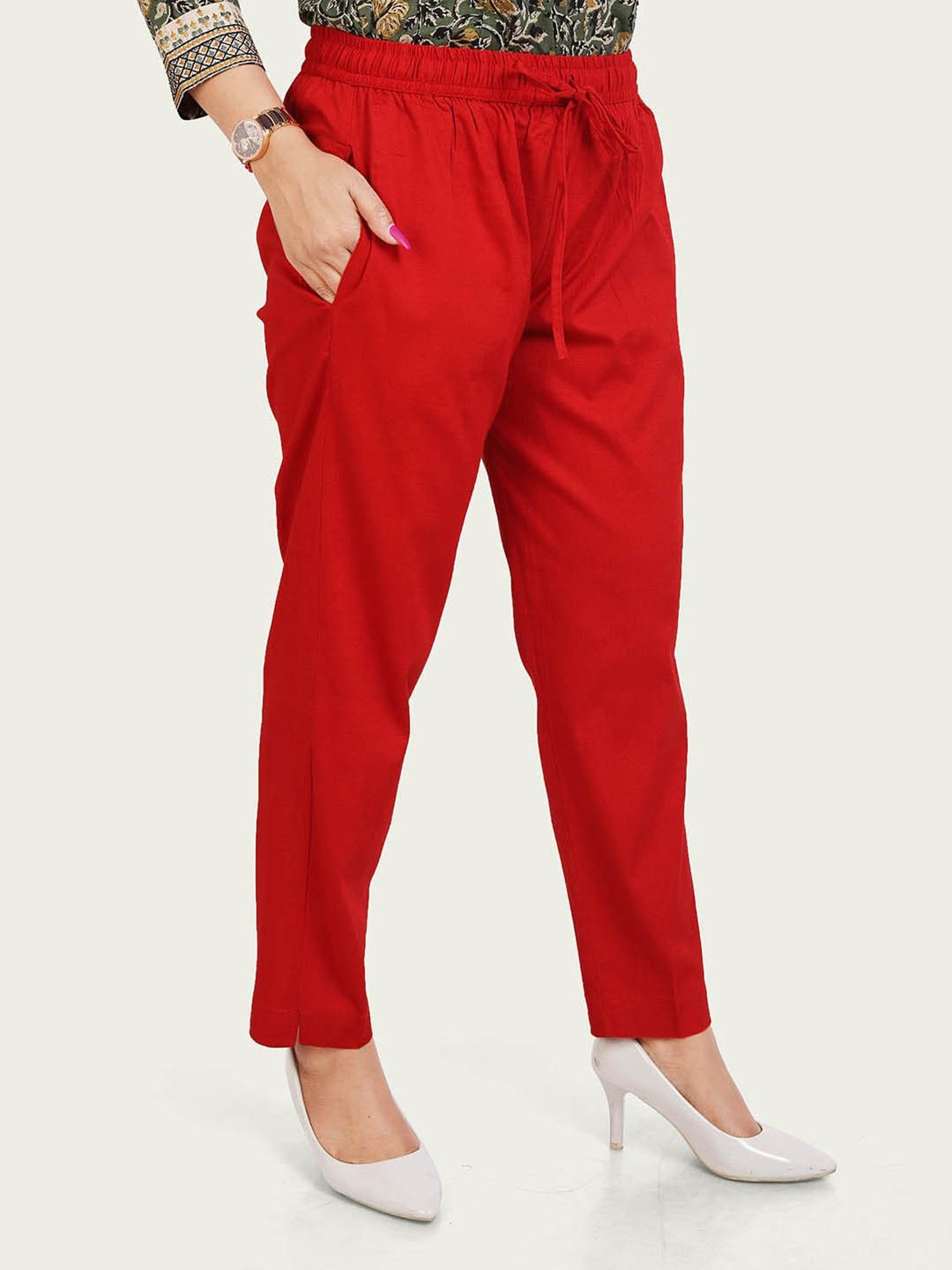 Cotton Culture Red Pants