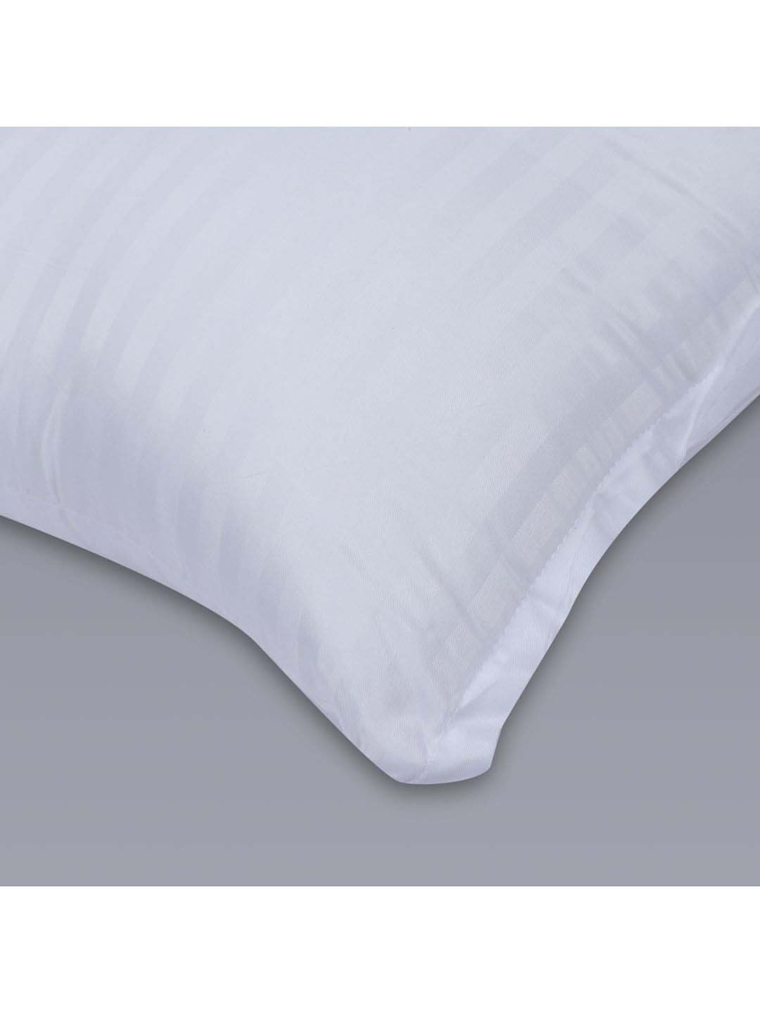 MFD HOME Furnishing White Microfibre Cushions - Set of 2