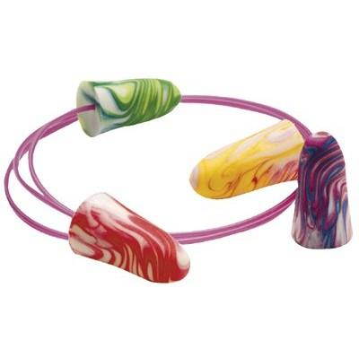 Moldex SparkPlugs Single-Use Earplugs Corded 33NRR Asst. Colors 100 Pairs 6654