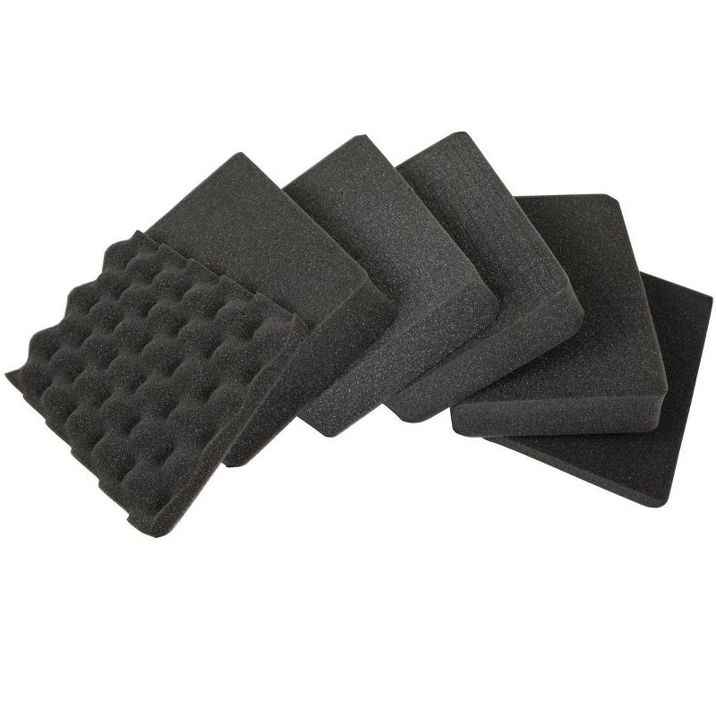 Monoprice Weatherproof Hard Case - 11in x 8in x 10in With Customizable Foam, Shockproof, IP67, Customizable Name Plate