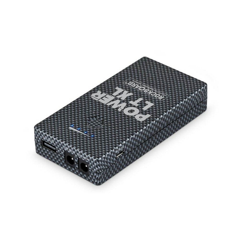 RockBoard Power LT XL Rechargeable Effects Pedal Mobile Power Bank, Carbon