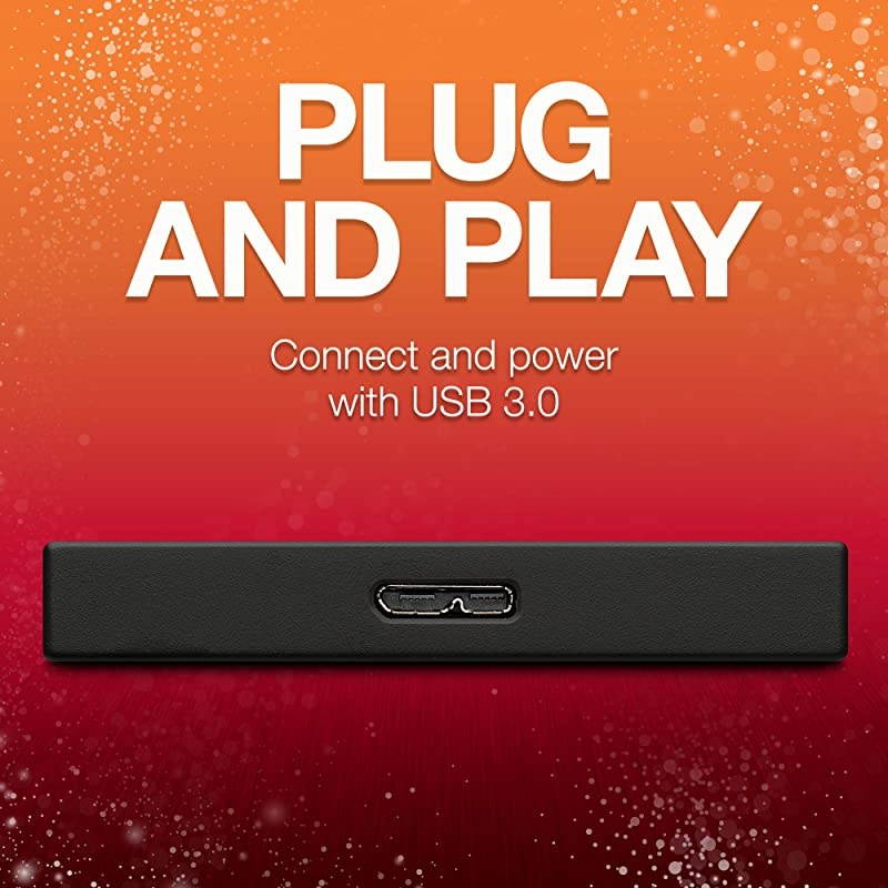 Backup Plus Slim 1TB External Hard Drive Portable HDD Silver USB 30 For PC Laptop And Mac 1 year Mylio Create 4 Months Adobe CC Photography 1 year Rescue Service STHN1000401