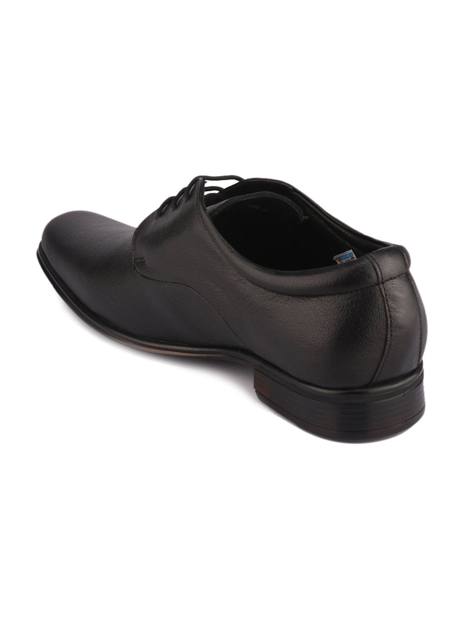 Red Chief Men's Black Derby Shoes