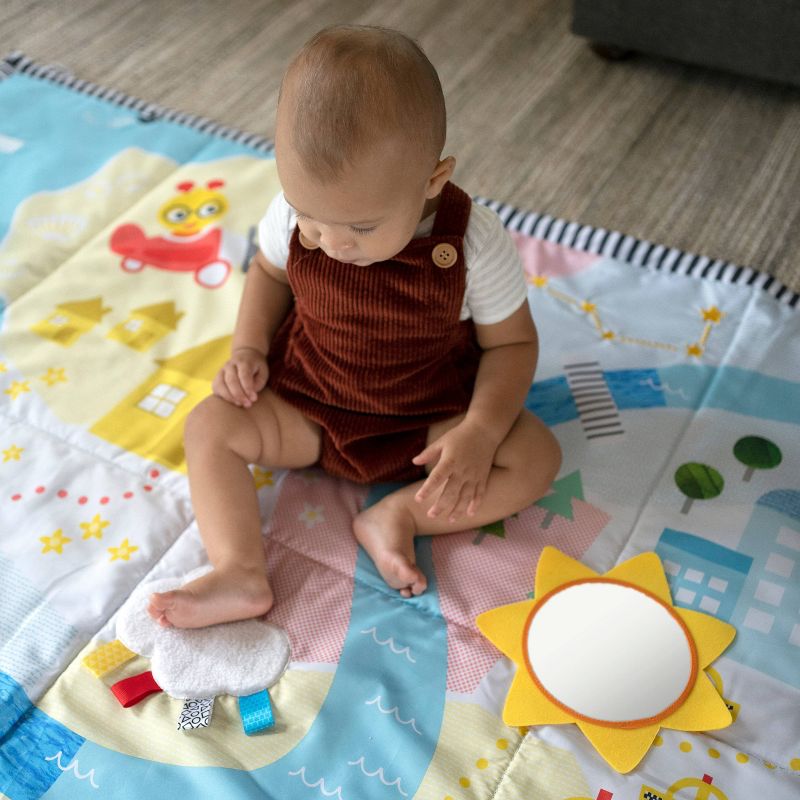 Baby Einstein Sea & City Sensory Playscape Plush Activity Mat