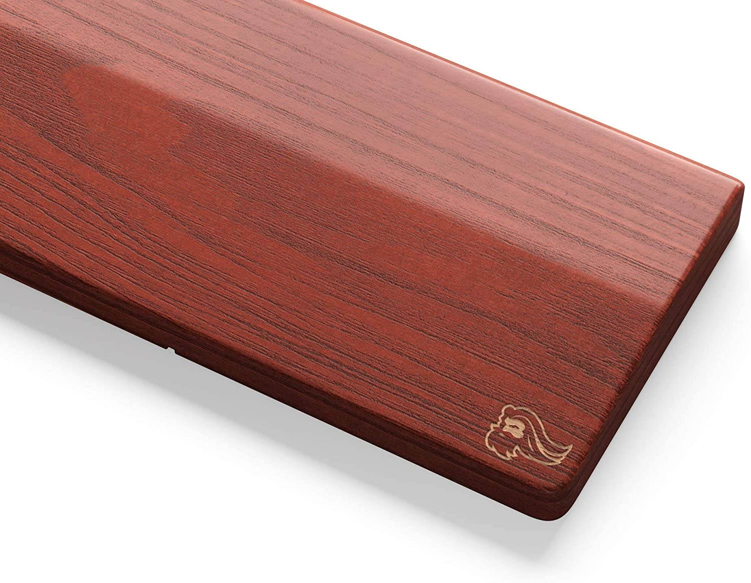 Glorious Gaming Wooden Wrist Rest - Full Standard Size - Brown - Mechanical Keyboard, Wood Ergonomic Palm Rest| 17.5x4 inches/19mm Thick (GV-100-BROWN)