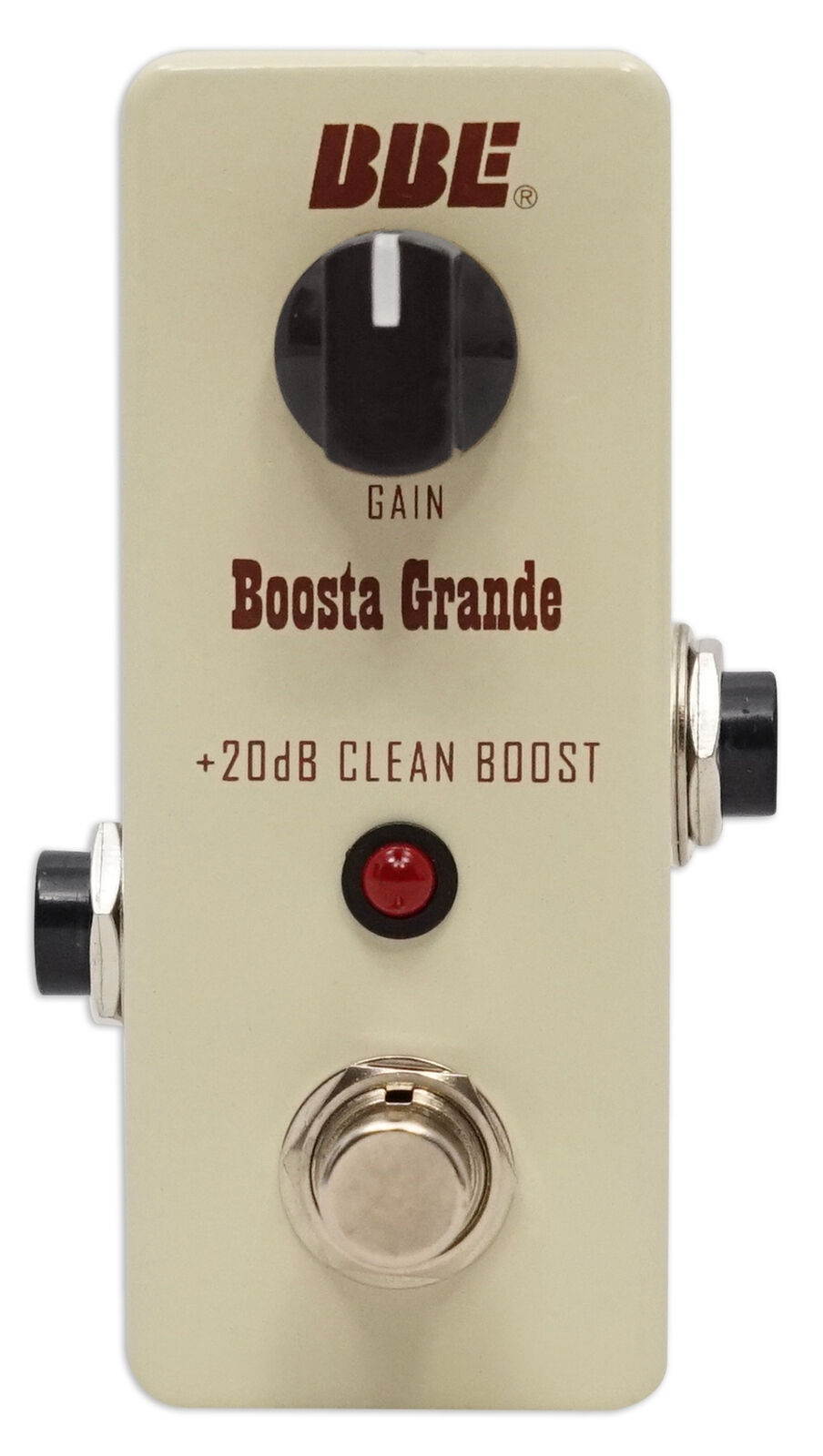 BBE Mini Boosta Grande 20db Transparent Boost Stomp Pedal+Wireless Headphones