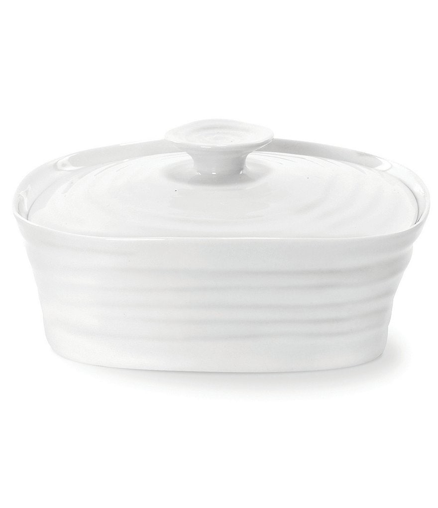 Sophie Conran for Portmeirion White Porcelain Covered Butter Dish