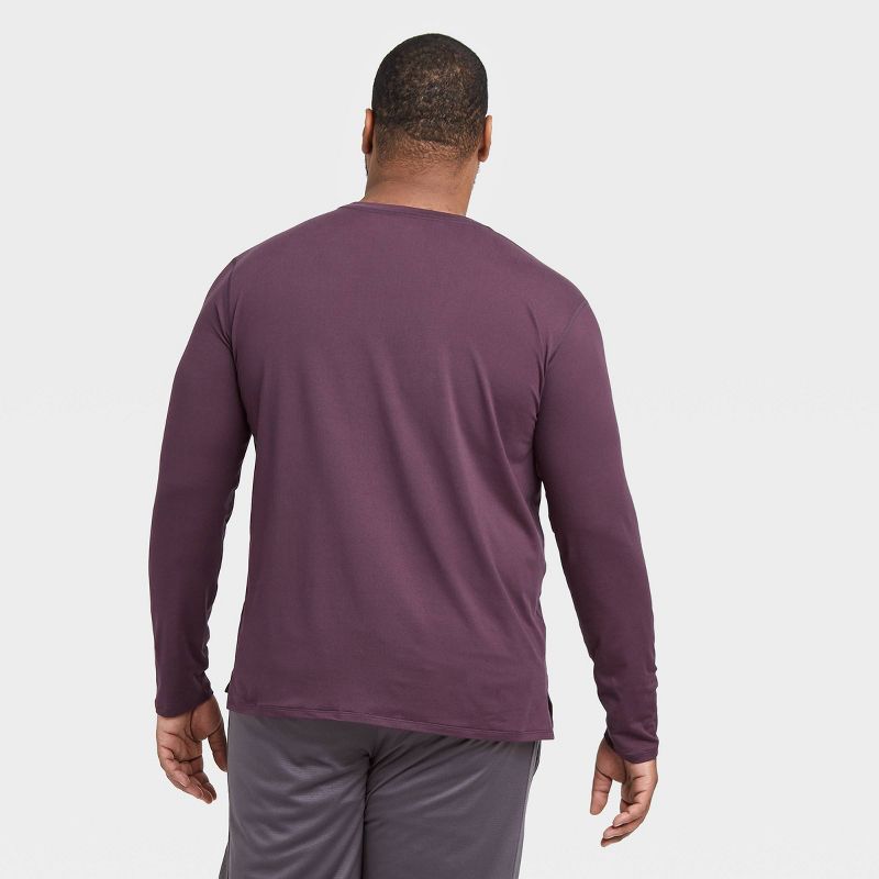 Men's Long Sleeve Performance T-Shirt - All in Motion™ Purple XXL