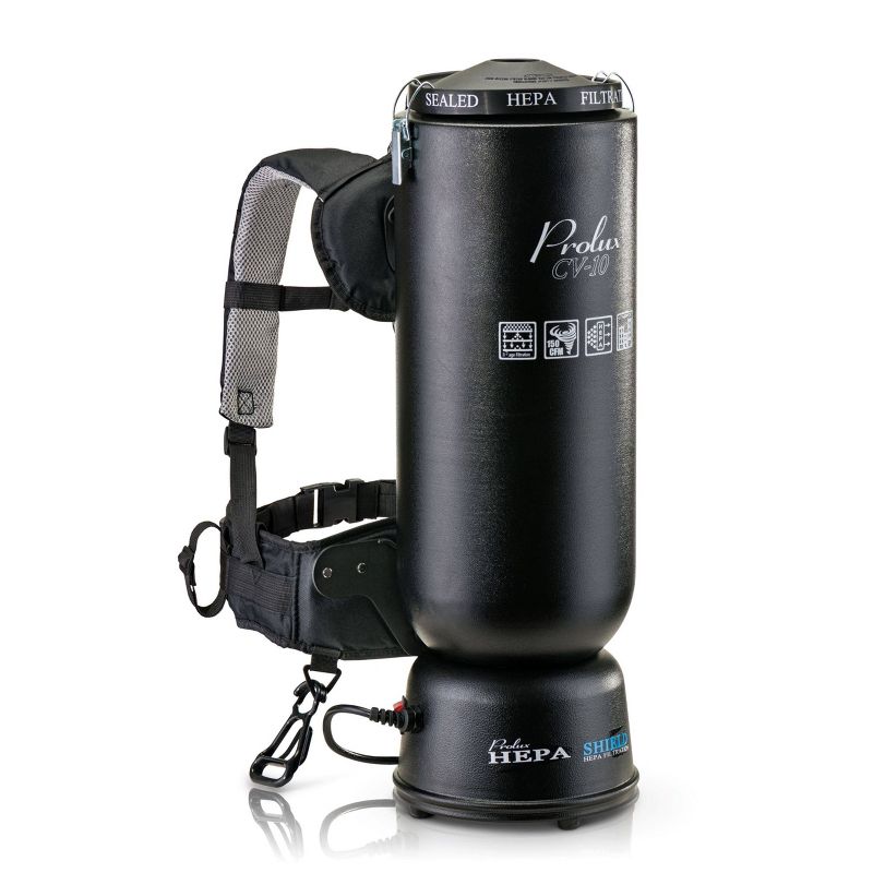 Prolux 10qt BackPack Canister Vacuum - Black