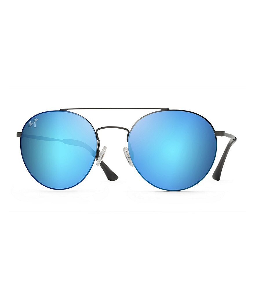 Maui Jim Pele's Hair PolarizedPlus2&reg; Round Aviator 53mm Sunglasses