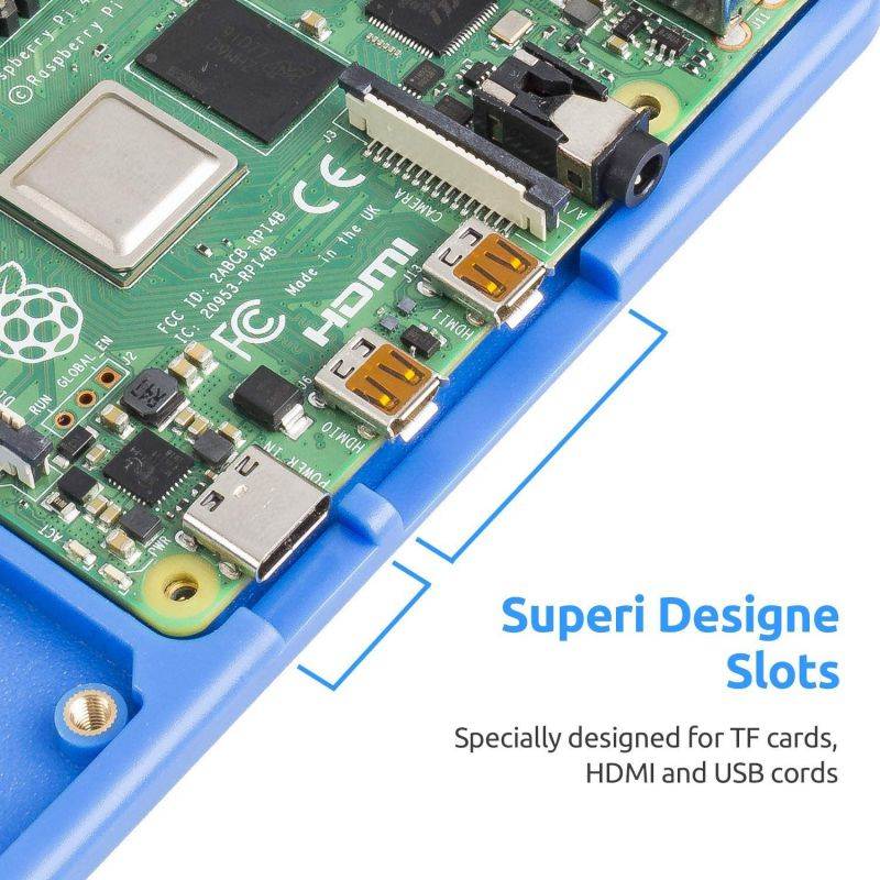 SunFounder RAB Holder Raspberry Pi Breadboard Holder 5 in 1 Base Plate with Rubber Feet with 120pcs Breadboard Jumper Wires
