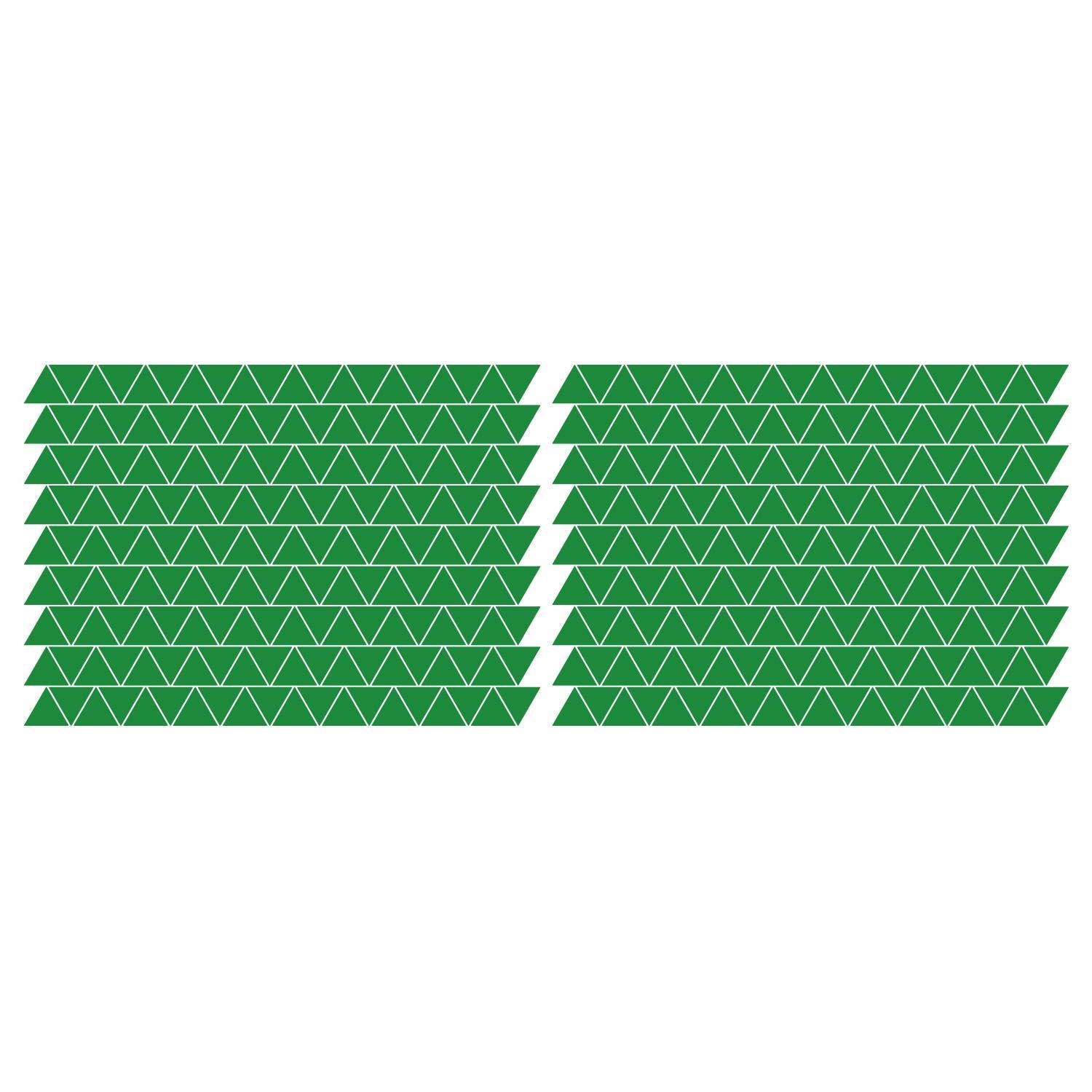 LiteMark 2 Inch Black Removable Triangle Decals - Pack of 84