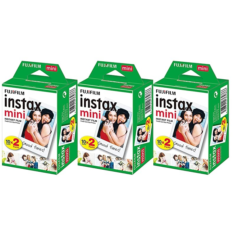 Instax Mini Instant Film 3 Twin Packs 60 Total Pictures International Version