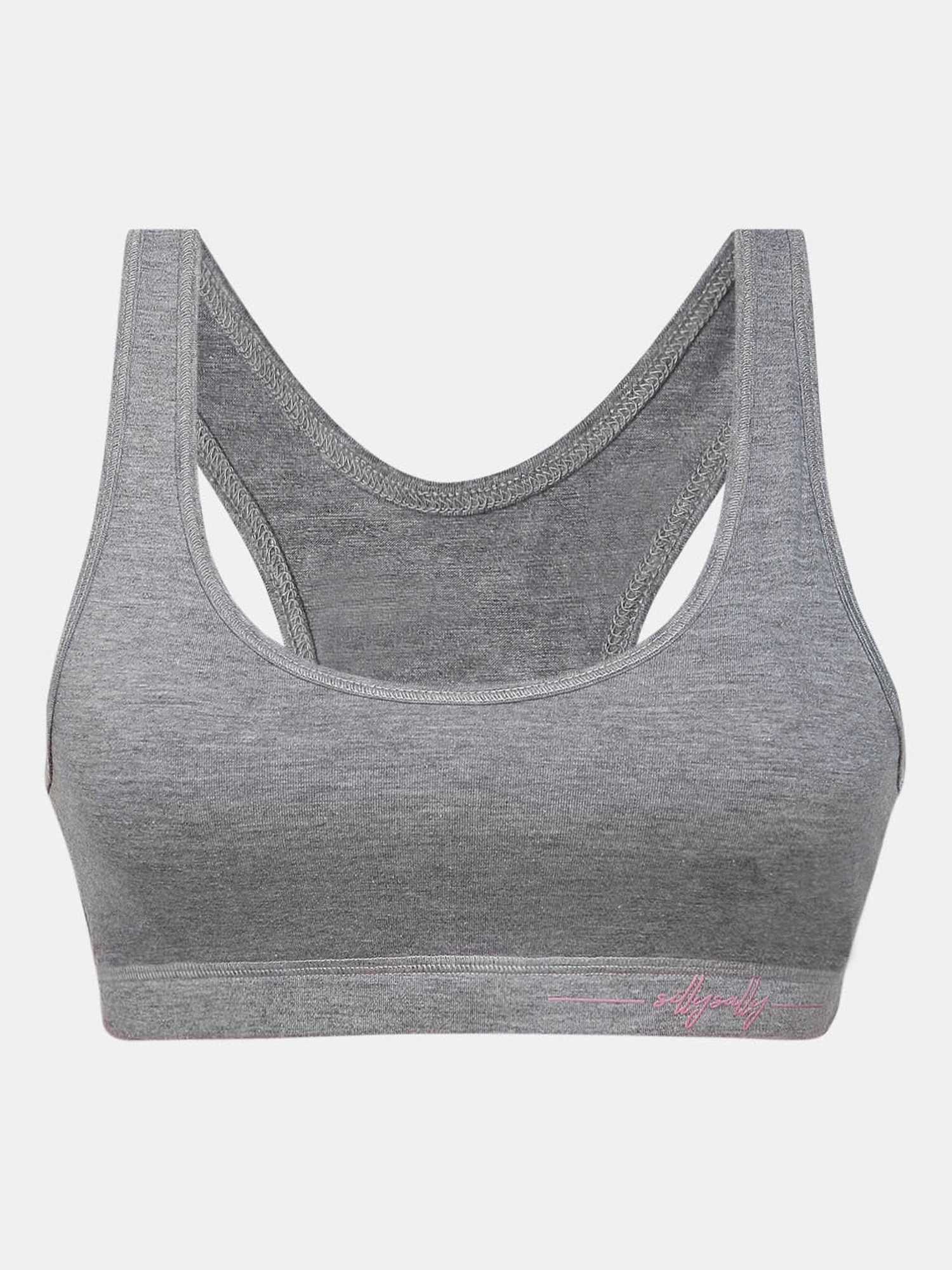 Sillysally Kids Solid Multicolor Bra (Pack Of 3)