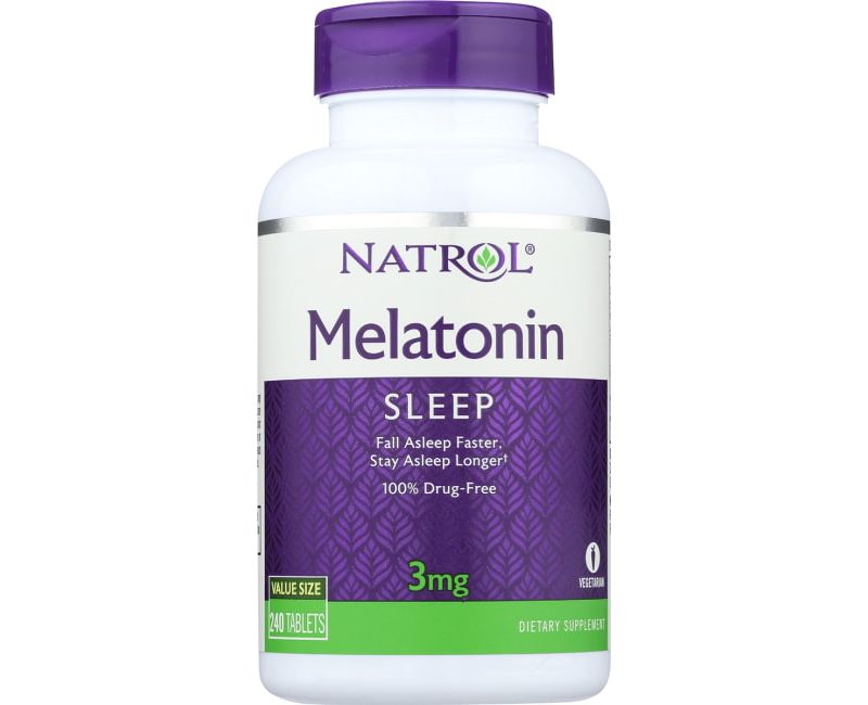 Natrol Dietary Supplements Melatonin 3 mg Tablet 240ct.