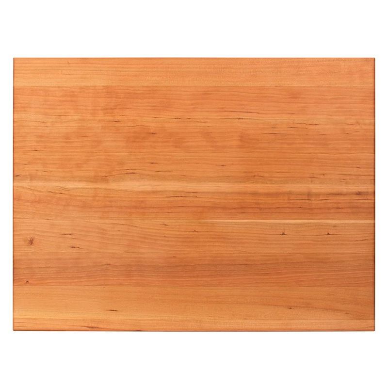John Boos 20 Inch Wide 1.5 Inch Thick Reversible Cutting Board Block with Two Sided Hand Grips , 20 x 15 x 1.5 Inches, Cherry Wood