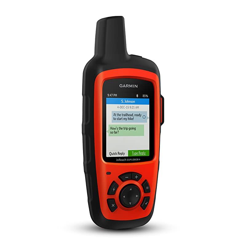 inReach Explorer+, Handheld Satellite Communicator with TOPO Maps and GPS Navigation & Backpack Tether Accessory for  Devices