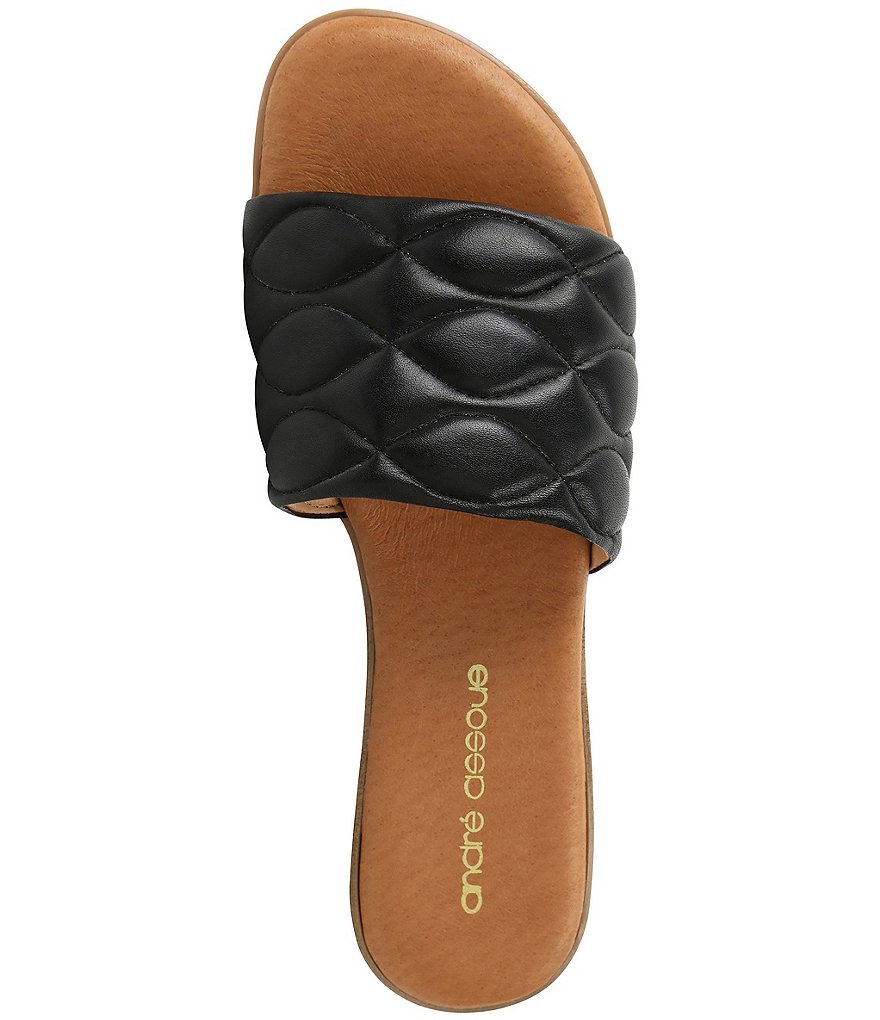 Andre Assous Rylee Featherweights&trade; Quilted Leather Slide Sandals