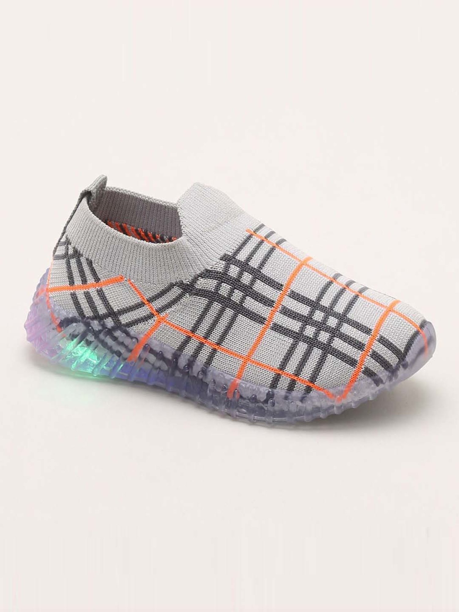 Priaansha Kids Grey Casual Slip-Ons