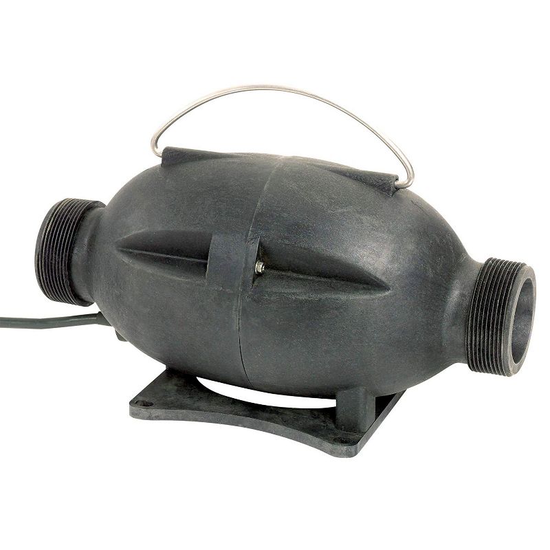 Cal Pump T10000 Torpedo 10,500 GPH Submersible Pond and Waterfall Pump, Black