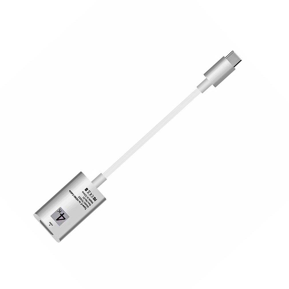 0.2M Type-C Male to HDMI Female Video Audio Cables Support 4K For DVD Laptop