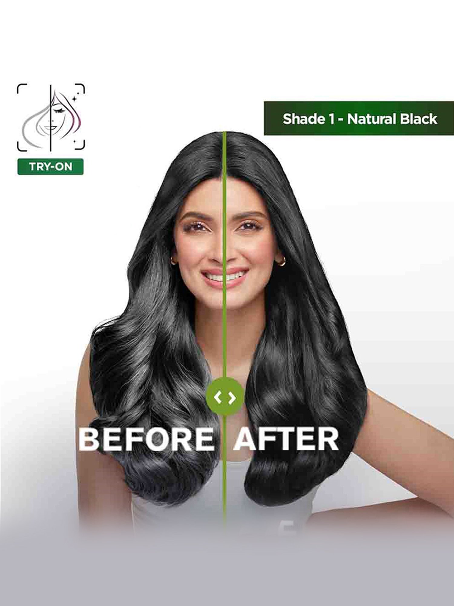 Garnier Color Naturals Creme Hair Color Shade 1 Natural Black - 70 ml + 60 gm